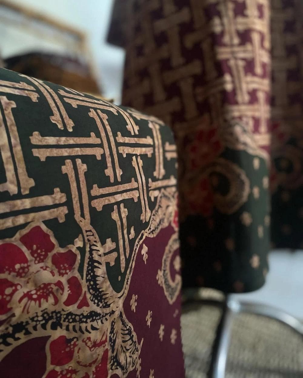 Detail motif batik khas Bilobatik