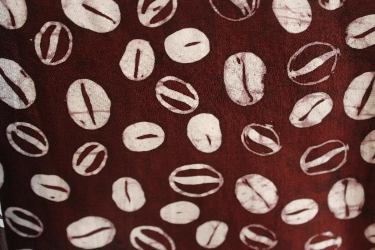 Coffee bean batik motif